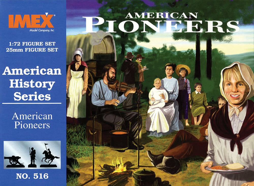 IMEX PKIM516  1/72 Histoire américaine:Pionniers américains 