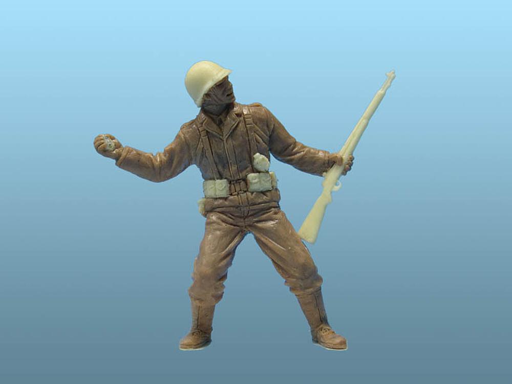 PEGASUS PKPG0854  1/144 Armée américaine moderne, en uniforme de l'OTAN, peint 