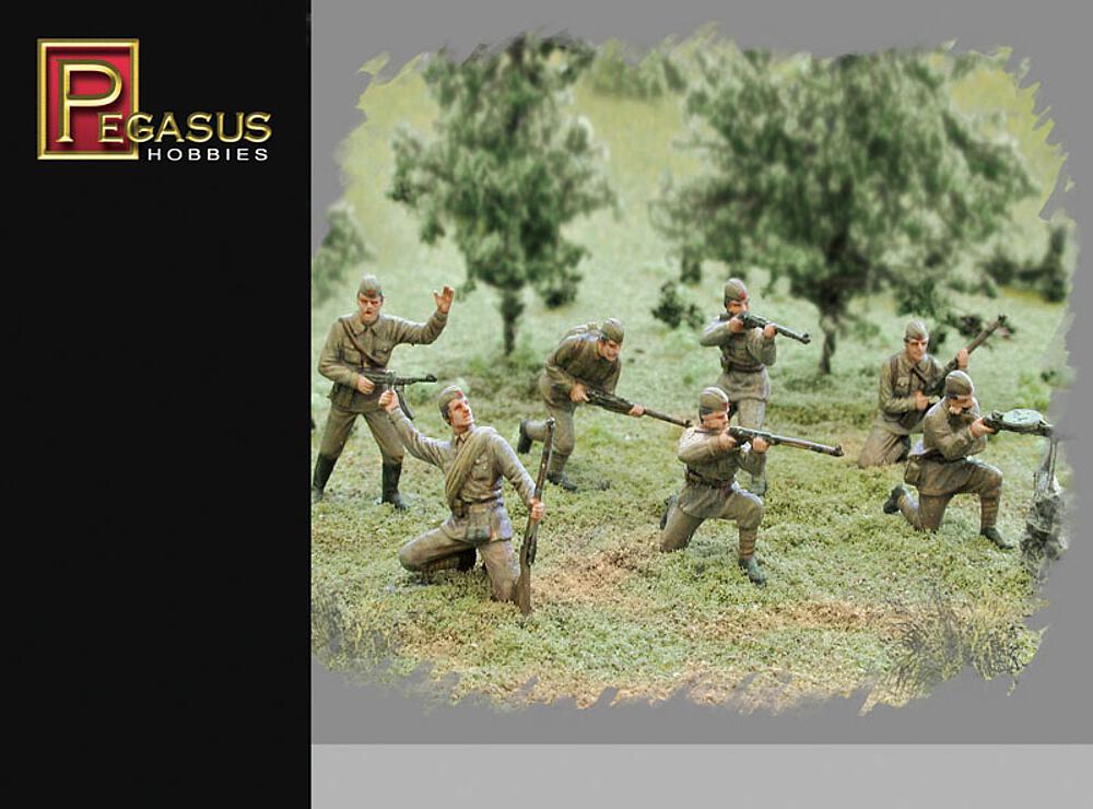 PEGASUS PKPG7268  1/72 WW II : Infanterie russe, été 