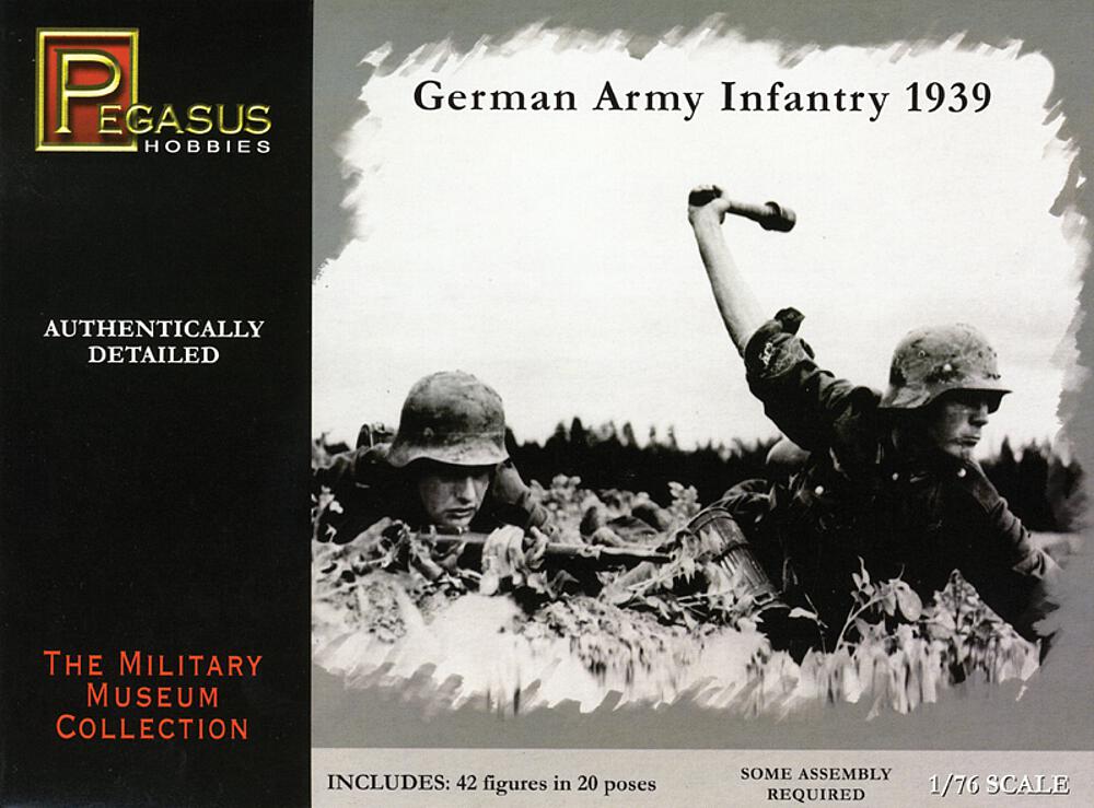PEGASUS PKPG7499  1/76 WW II : Infanterie allemande, 1939 