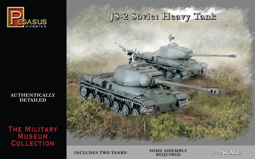 PEGASUS PKPG7669  1/72 IS-2 Tank, 2 kits 
