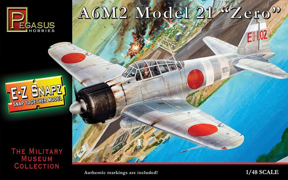 PEGASUS PKPG8409  1/48 Mitsubishi A6M2 Zéro Modèle 21 
