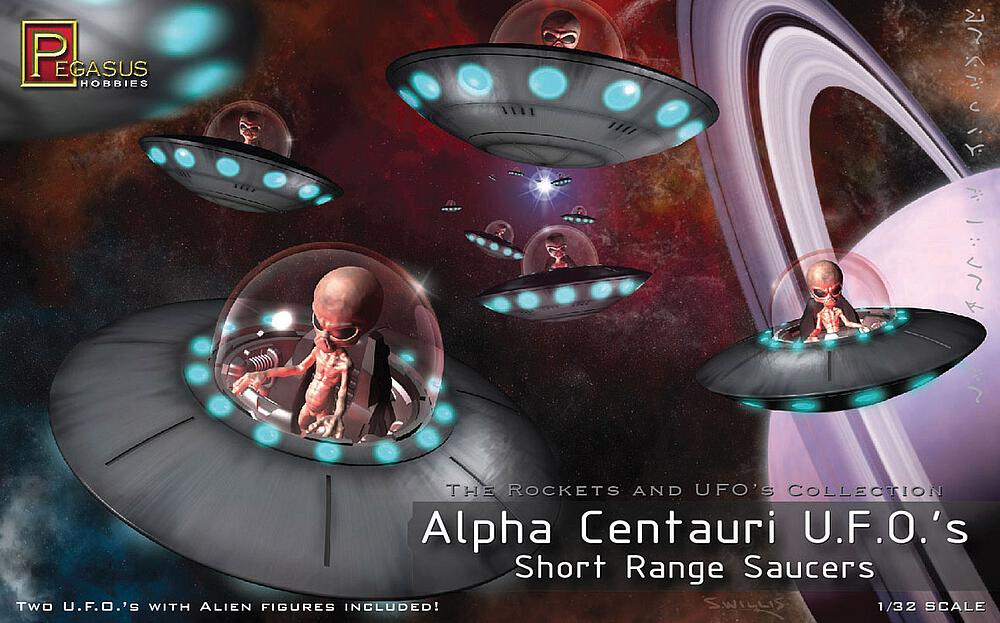 PEGASUS PKPG9102  OVNI Alpha Centauri, 2 kits 