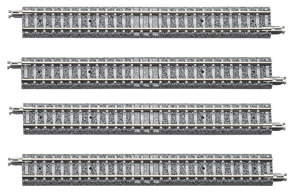 [TOMYTEC 10111  ] TOMYTEC 10111  N  FineTrack, voies droites, 4 pièces, par 140 mm 