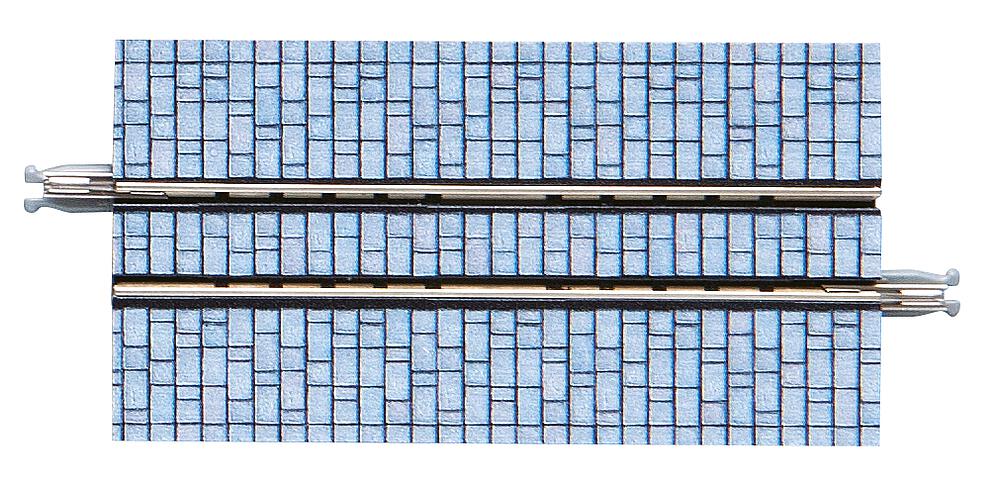 TOMYTEC 17943  N  4 rails de tramway, droits, 70 mm, pavé 