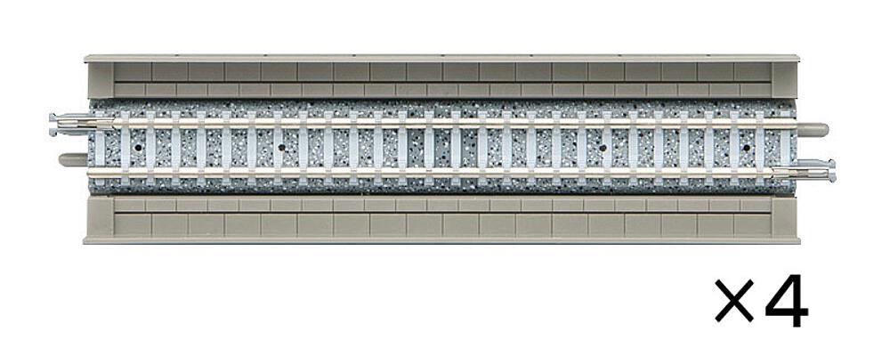 TOMYTEC 18216  N  Basic-Tracks, 4 rails droits, par 140 mm 