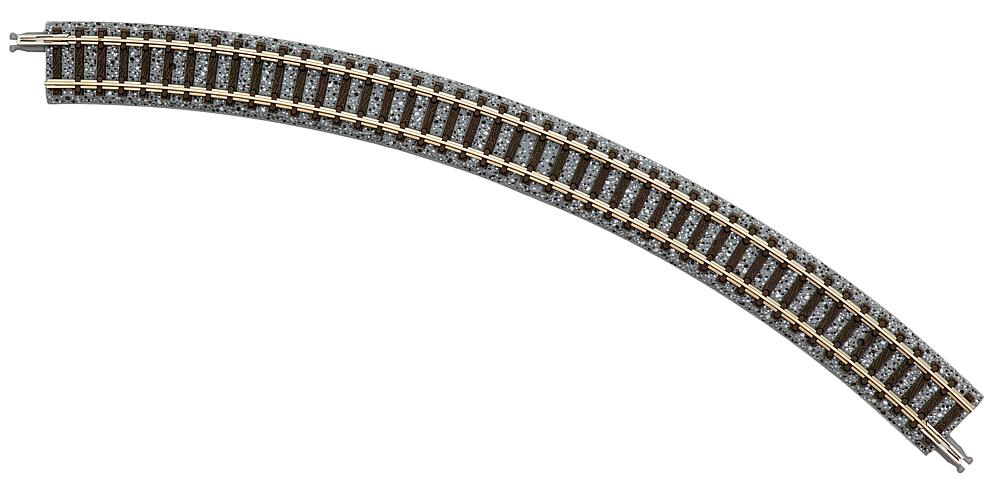 TOMYTEC 18513  N  Basic-Tracks, 4 rails incurvés, 45°, r 280 mm 