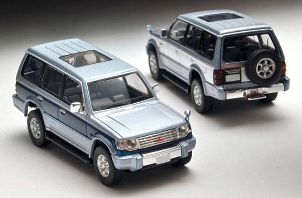 TOMYTEC LV-N189a  1/64 Mitsubishi Pajero ExceedZ, argent/blanc 