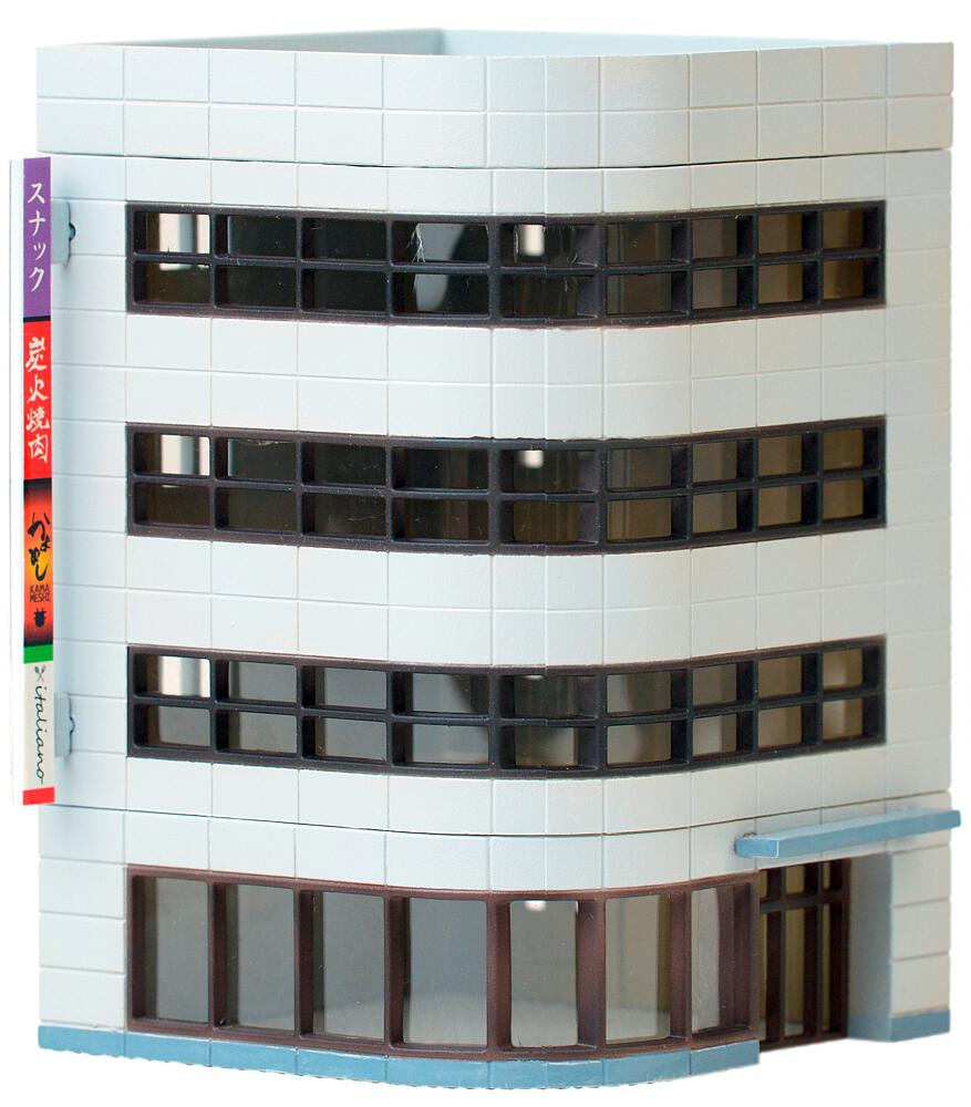 [TOMYTEC 293798  ] TOMYTEC 293798  N  Eck-Bürohaus 6 x 6 x 9 cm