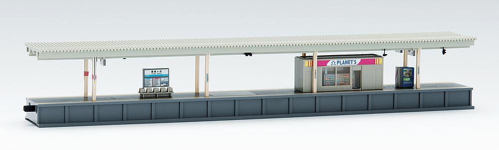 [TOMYTEC 42778  ] TOMYTEC 42778  N  Erweiterungs-Set Bahnsteig beleuchtet, m. Gemischtwarenladen 