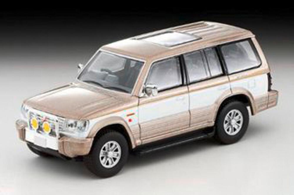 [TOMYTEC 314783  ] TOMYTEC 314783  1/64 Mitsubishi Pajero Super Exceed 1991, beige/weiss 