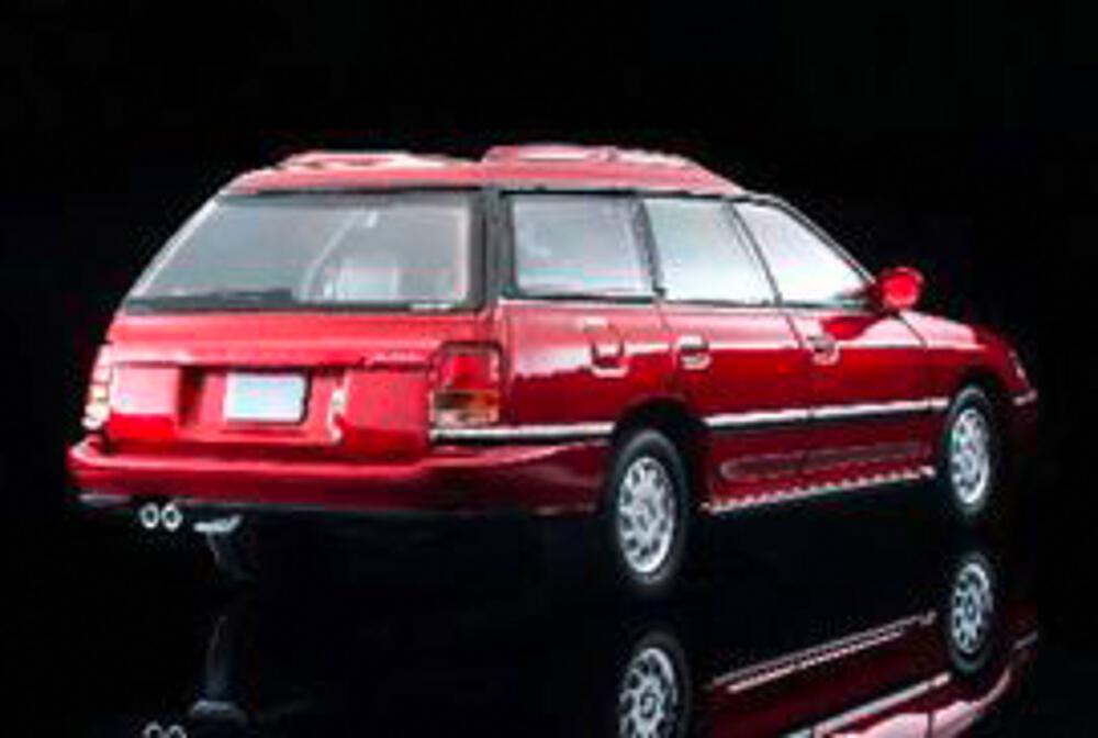 TOMYTEC 314837  1/64 Subaru Legacy Touring, rot 