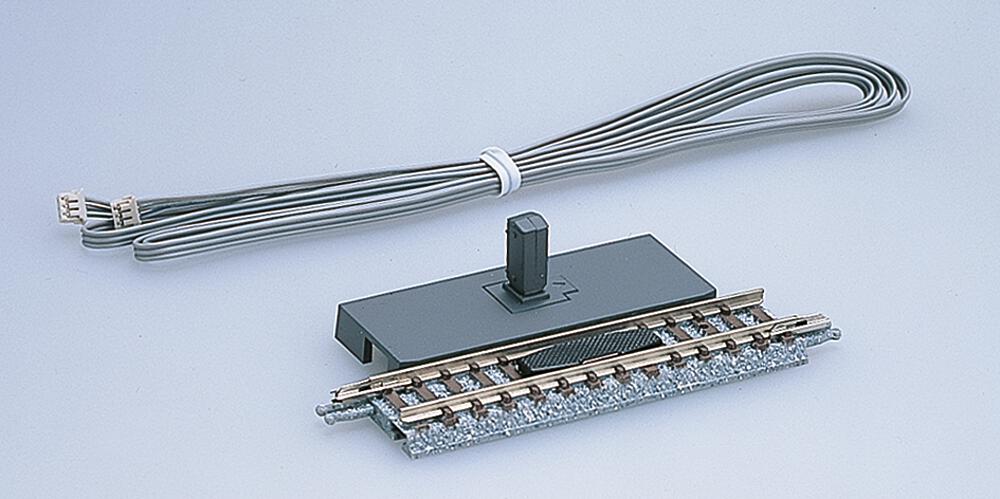 TOMYTEC 5559  N  2 Sensorschienen, gerade, in Schotterbet., Holzschwellen 