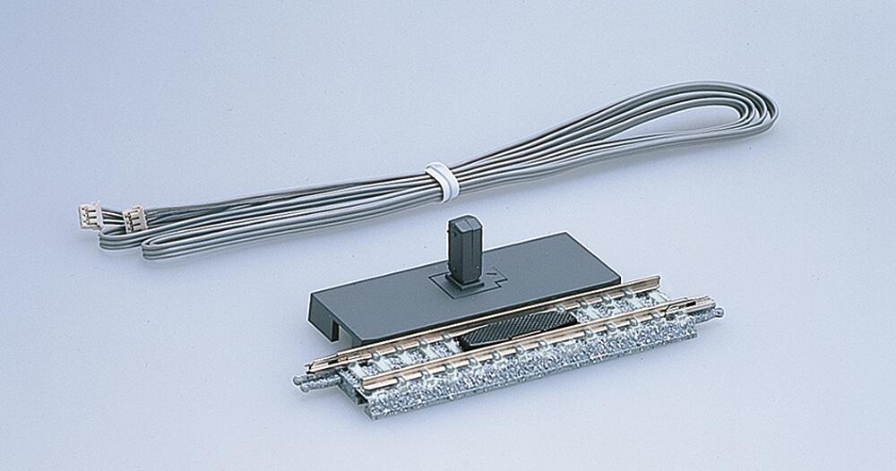 [TOMYTEC 5573  ] TOMYTEC 5573  N  2 Sensorschienen, gerade, in Schotterbet., Betonschwellen 