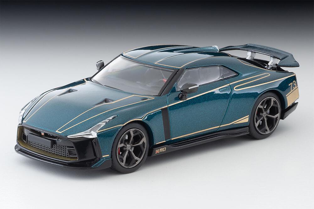 TOMYTEC 327943  1/64 Nissan GT-R50, dunkelgrün 