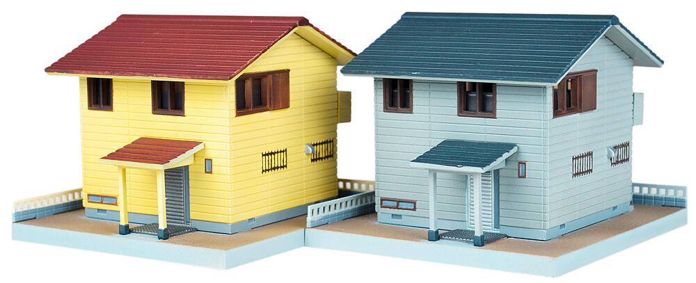 [TOMYTEC 285946  ] TOMYTEC 285946  N  2 moderne Wohnhäuser 7 x 8 x 6 cm (2 x)