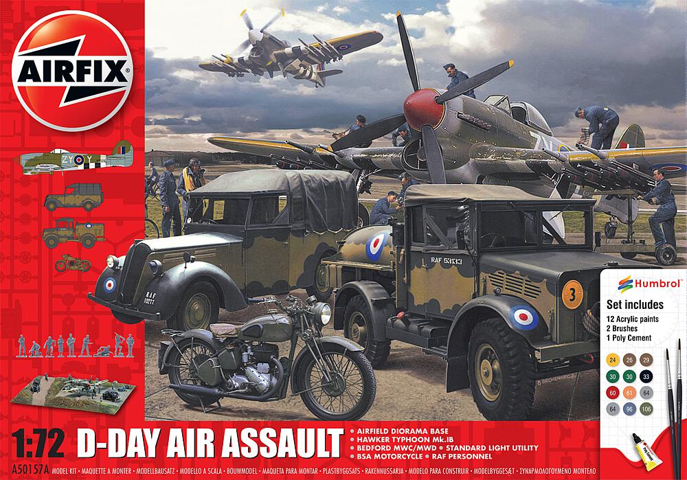 AIRFIX A50157A  1/76 75 Jahre D-Day, Geschenk-Set, Luftangriff 