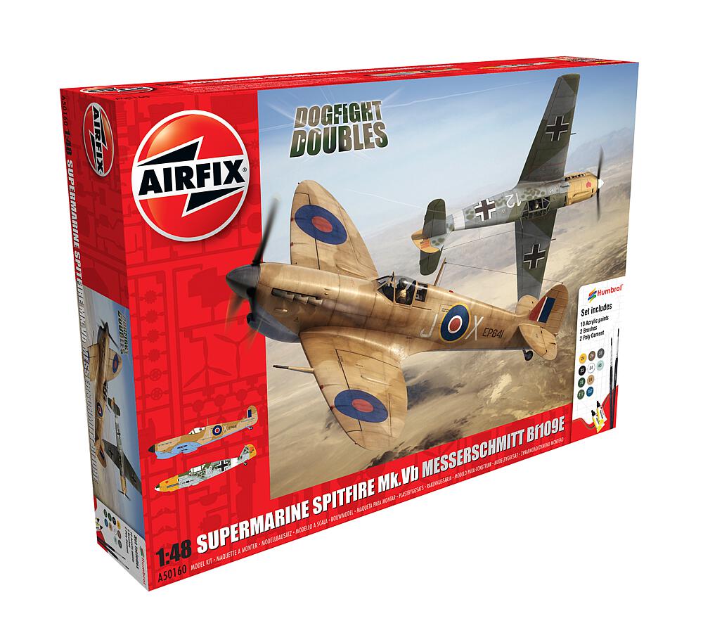 AIRFIX A50160  1/48 Supermarine Spitfire Mk.Vb und Bf109E 