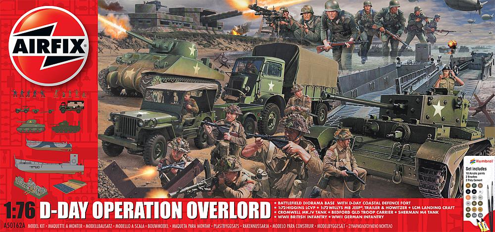 [AIRFIX A50162A  ] AIRFIX A50162A  1/76 75 Jahre D-Day, Geschenk-Set, Operation Overlord 
