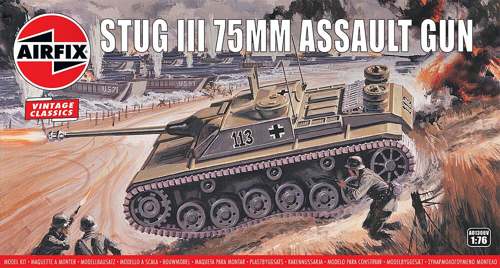 AIRFIX A01306V  1/76 Stug III, 75 mm 