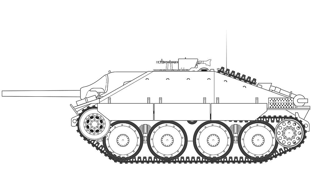 AIRFIX A1355  1/35 SdKfz. 138/2, Hetzer, späte Version 