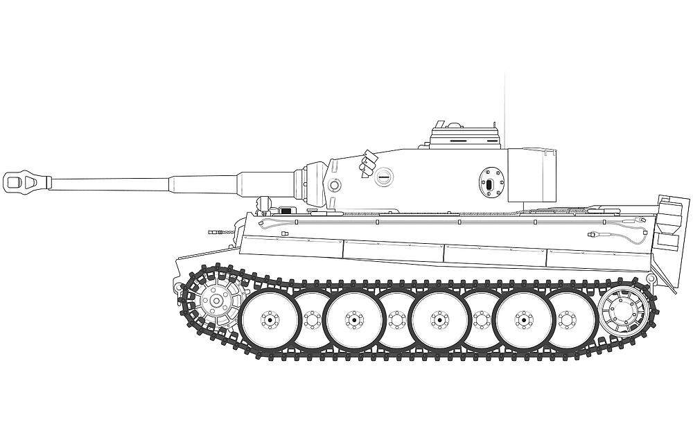 AIRFIX A1357  1/35 Tiger-1, frühe Version 