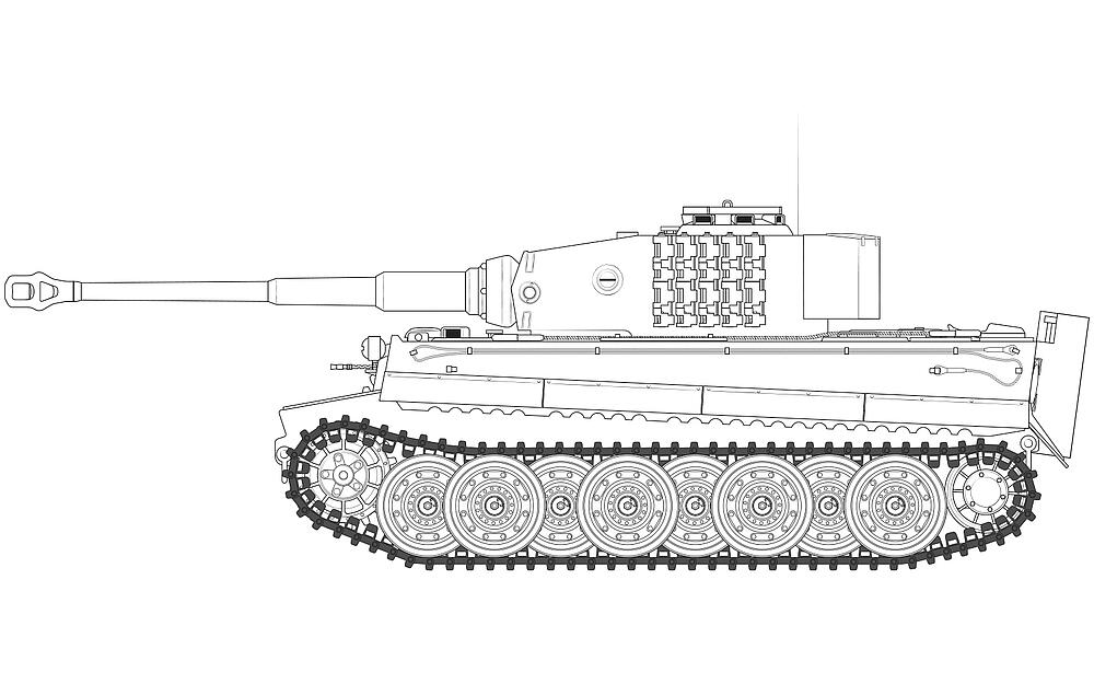 AIRFIX A1364  1/35 Tiger-1, späte Version 