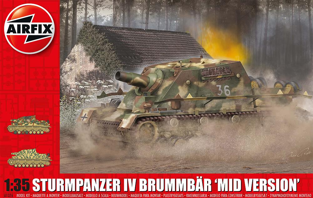AIRFIX A1376  1/35 Sturmpanzer IV Brummbär (Mid Version) 