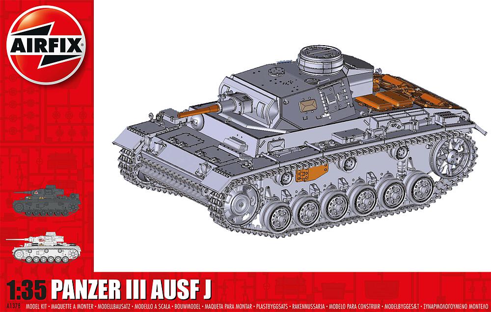 AIRFIX A1378  1/35 Panzer III AUSF J 