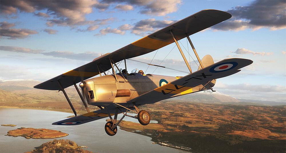 AIRFIX A02106  1/72 De Havilland DH.82a Tiger Moth 