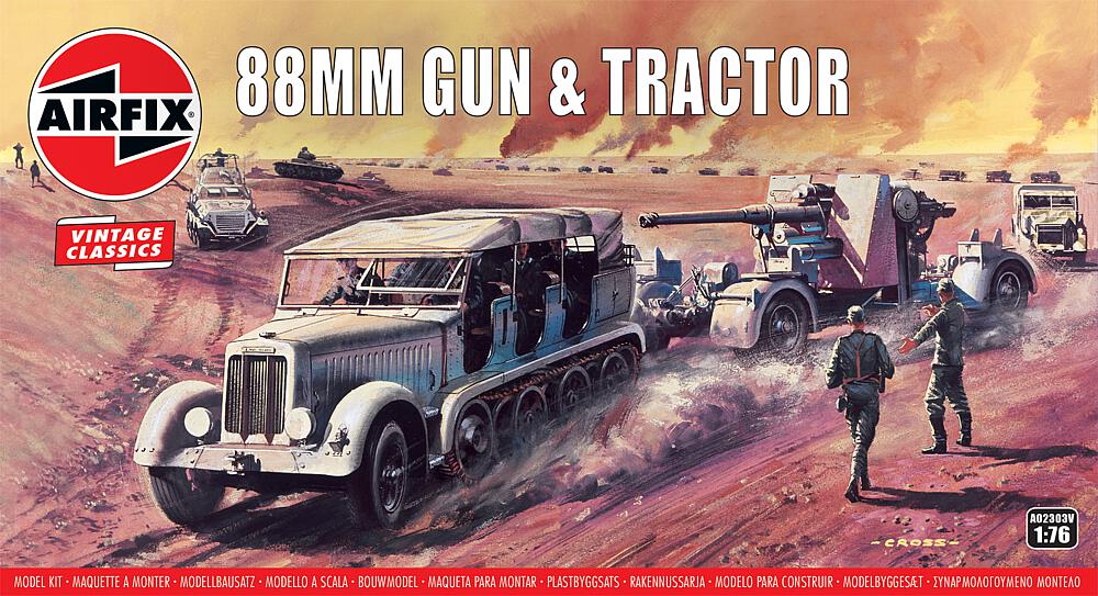 AIRFIX A02303V  1/76 SdKfz 7 mit 88 mm Flak 