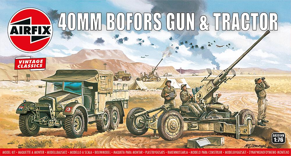 AIRFIX A02314V  1/76 Morris CS8 15-cwt und Bofors-Geschütz 