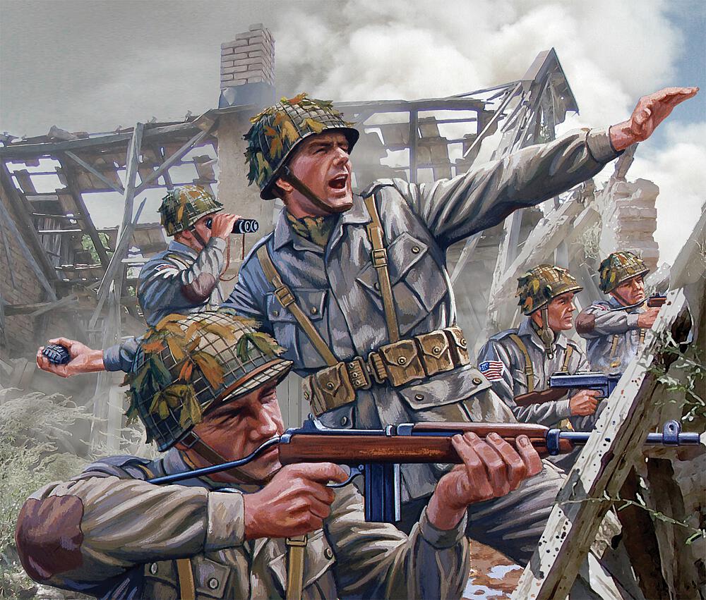 AIRFIX A02711V  1/32 WWII US Fallschirmjäger 