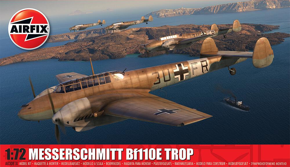 AIRFIX A03081A  1/72 Messerschmitt Bf110E/E-2 TROP 