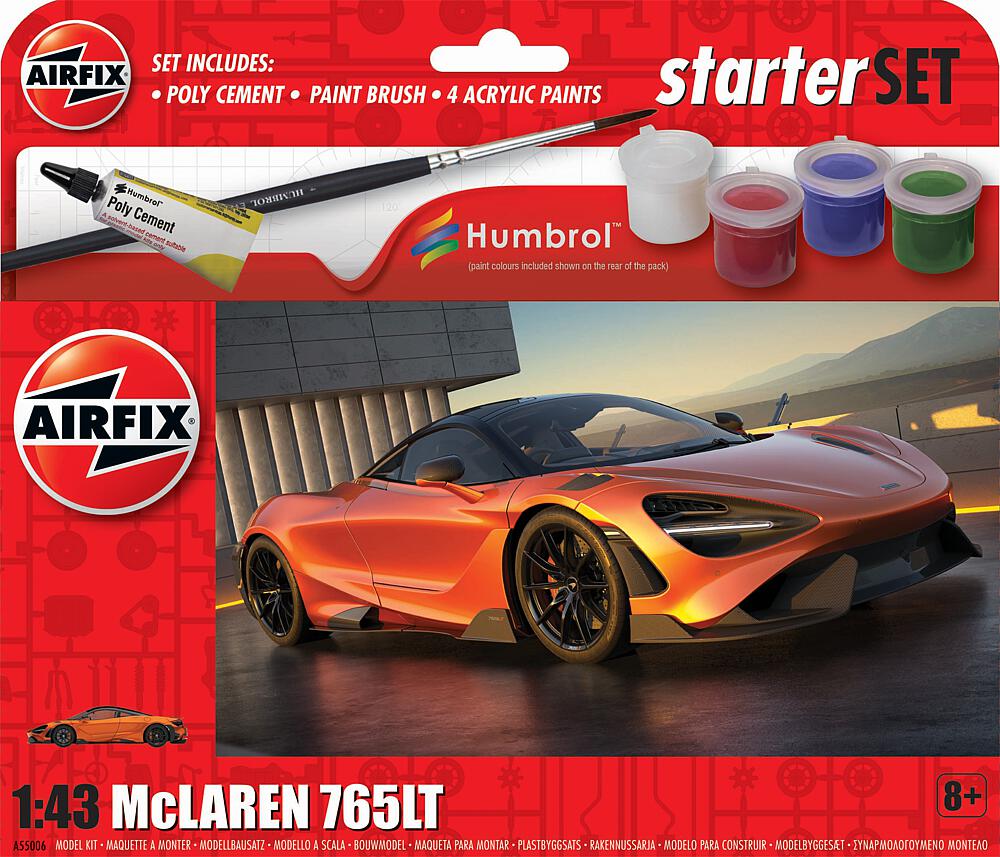 [AIRFIX A55006  ] AIRFIX A55006  1/43 Starter Set - McLaren 765 