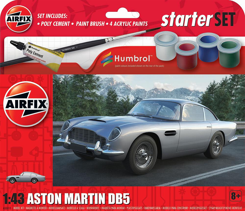 [AIRFIX A55011  ] AIRFIX A55011  1/43 Starter Set - Aston Martin DB5 