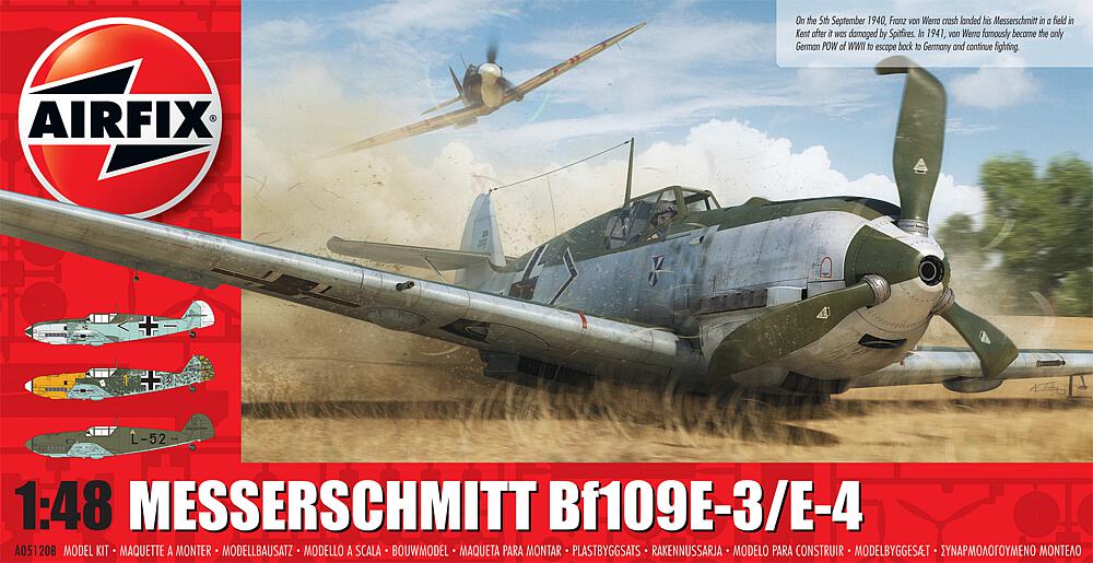 [AIRFIX A05120B  ] AIRFIX A05120B  1/48 Messerschmitt Me109E-4/E-01 