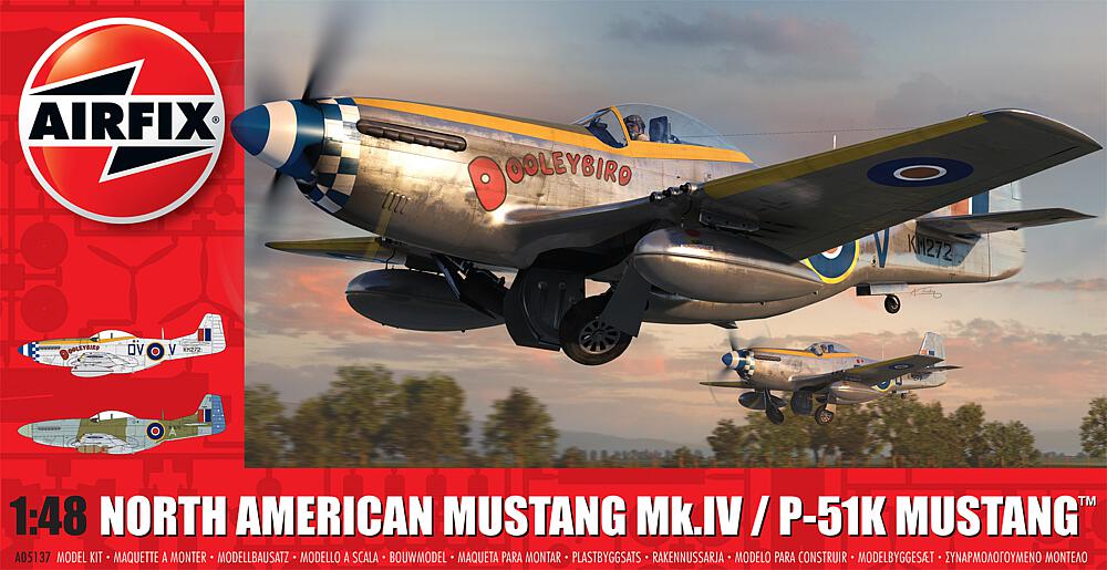 AIRFIX A05137  1/48 North American Mustang Mk.IV 