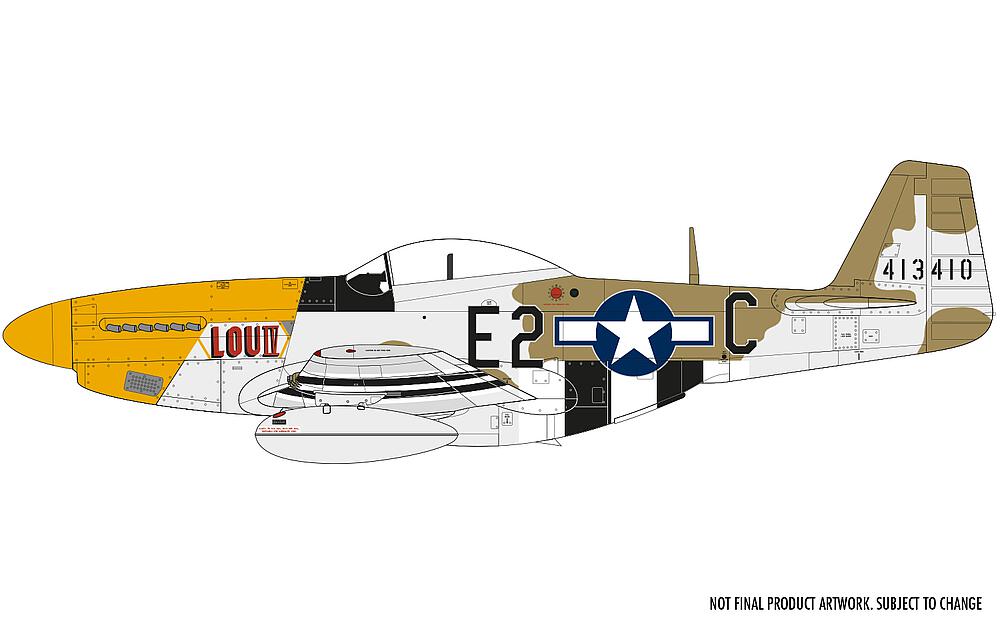 AIRFIX A05138  1/48 North American P51-D Mustang (Filletless Tails) 