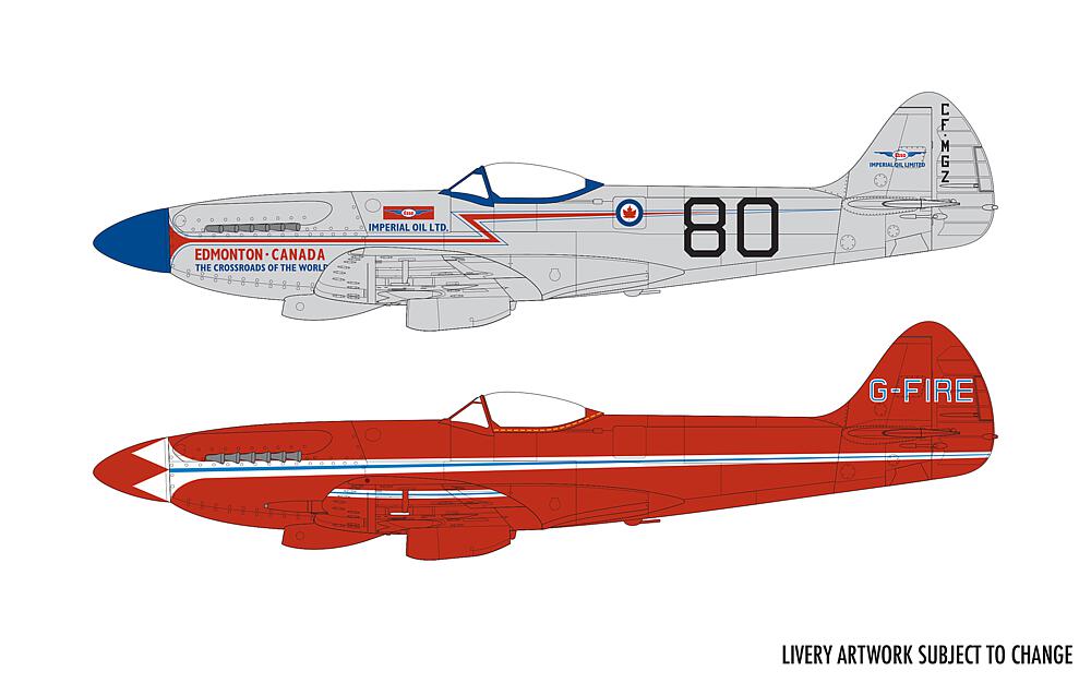 AIRFIX A05139  1/48 Supermarine Spitfire Mk.XIV Race Schemes 