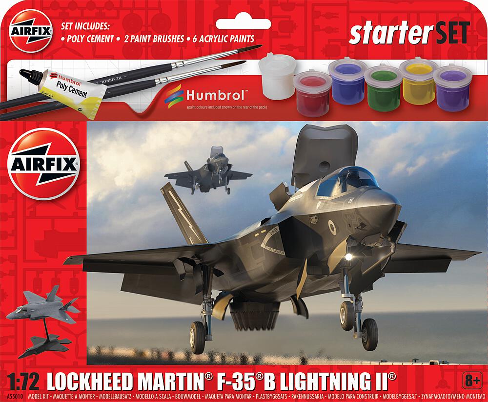 [AIRFIX A55010  ] AIRFIX A55010  1/72 Starter Set - Lockheed Martin F-35B LightningII 