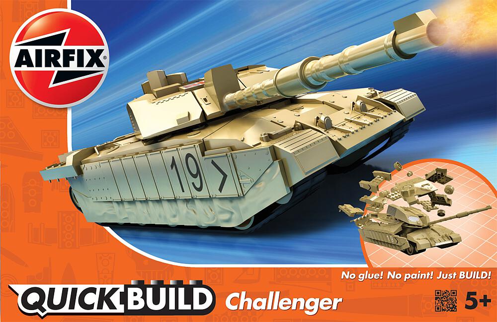 AIRFIX J6010     QUICKBUILD Challenger Tank - Wüste 