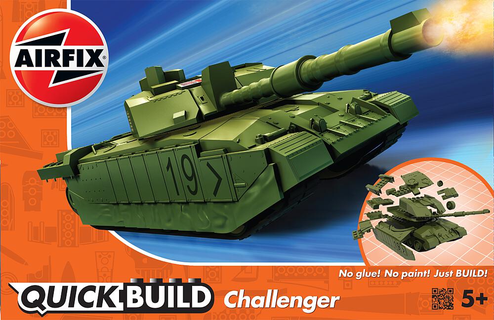[AIRFIX J6022  ] AIRFIX J6022     QUICKBUILD Challenger Tank, grün 