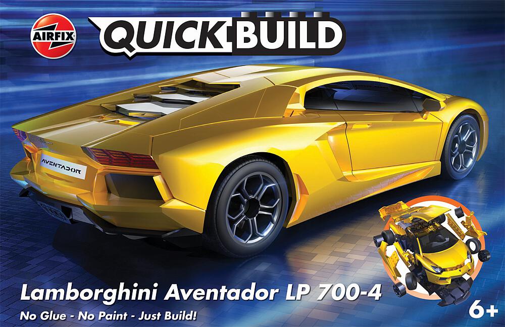 AIRFIX J6026     QUICKBUILD Lamborghini Aventador - gelb 