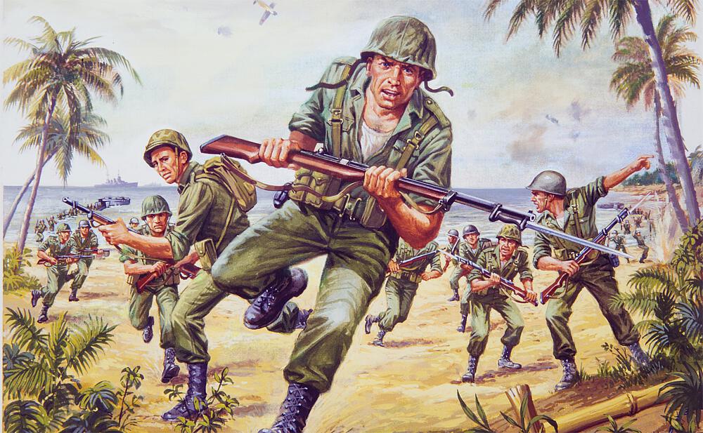 AIRFIX A00716V  1/76 WWII US Marines 