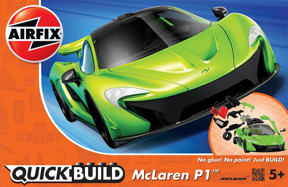AIRFIX J6021  1/24   QUICKBUILD McLaren P1, grün 
