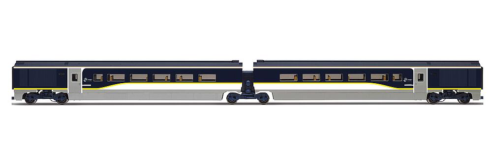 [HORNBY R4580  ] HORNBY R4580  1/76   Eurostar, classe 373/1 e300 Divisible Centre Saloons Coach Pack 
