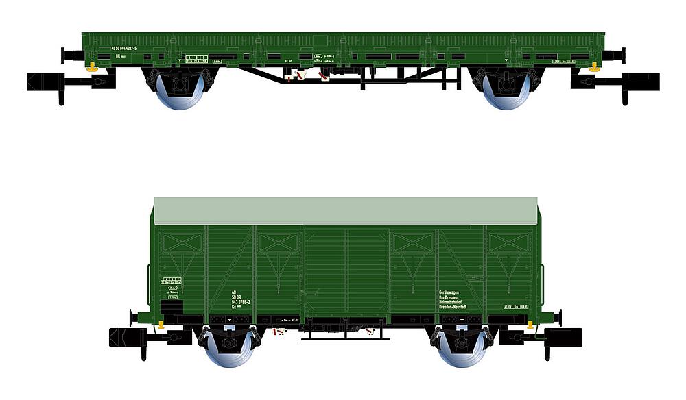 ARNOLD HN6567  1/160   DR, Coffret de 2 voitures de service, Gris 