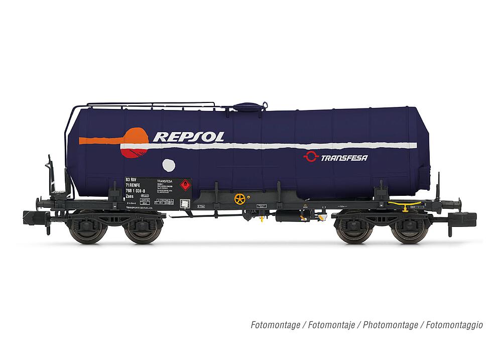 ARNOLD HN6629   N  RENFE, wagon à 4 essieux. Wagon-citerne 