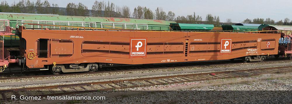 [ARNOLD HN4414  ] ARNOLD HN4414  1/160   RENFE, chariot de transport de voitures MMA, rouge, Pecovasa 